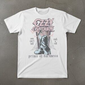 Ozzy Osbourne Vintage Rock Graphic T-Shirt | Prince of Darkness Rock n Roll Tee